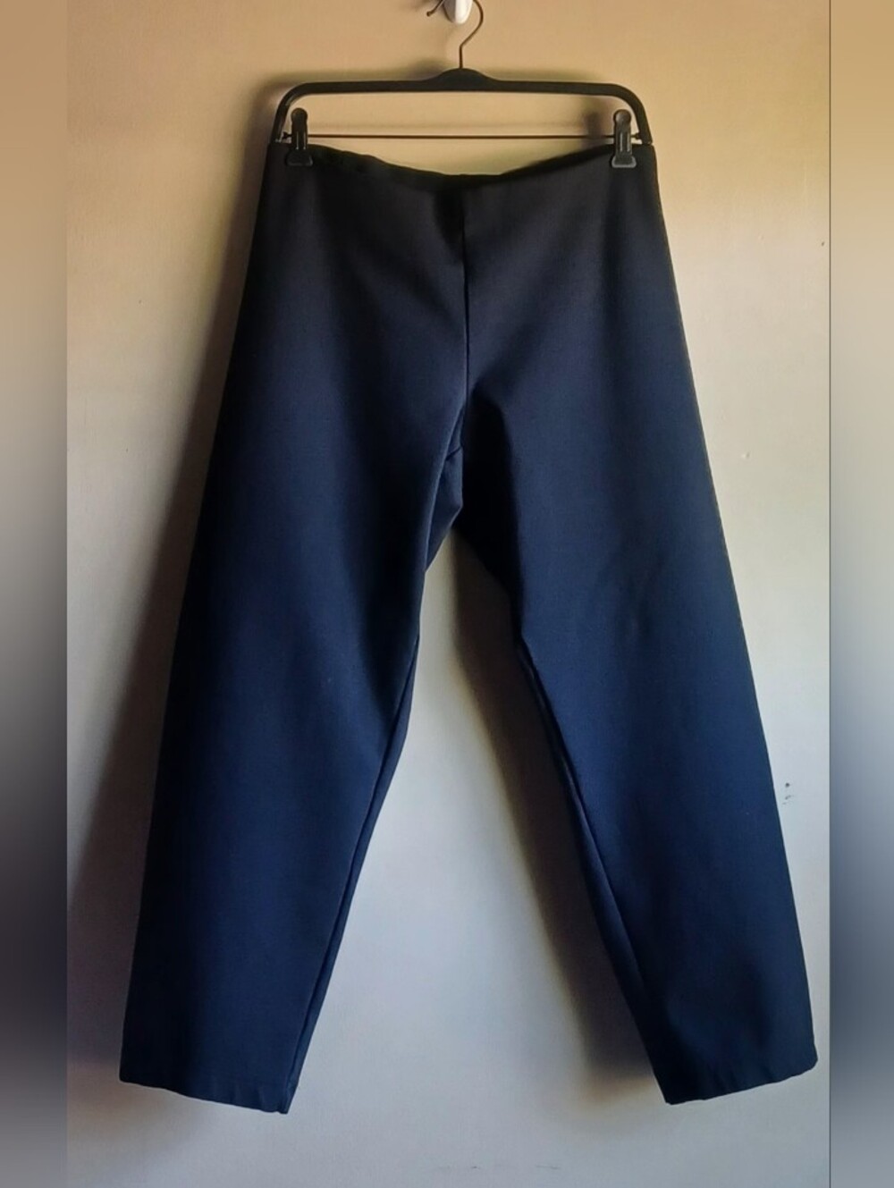 EILEEN FISHER black Stretch Pull On Pants Rayon/nylon/spandex XL